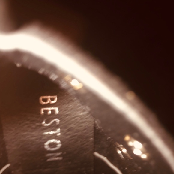 Black V-Cut Grommet Suede Booties - Picture 5 of 6